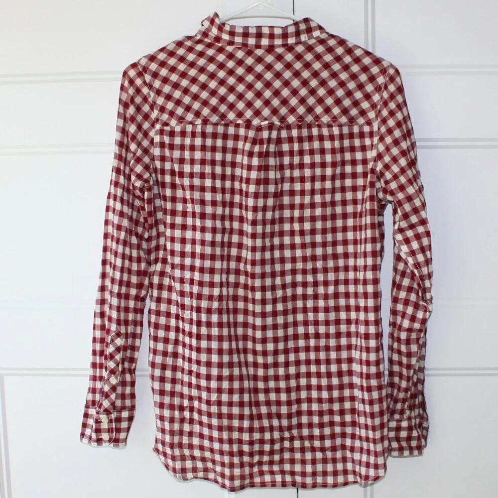 J. Crew Classic-fit boy shirt in crinkle gingham